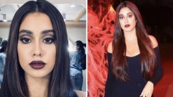 Janhvi Kapoor rocks a black body-con dress and dark makeup to channel Morticia Addams for a Halloween party