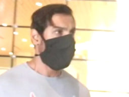 John Abraham snapped at the airport in casual comfy outfit