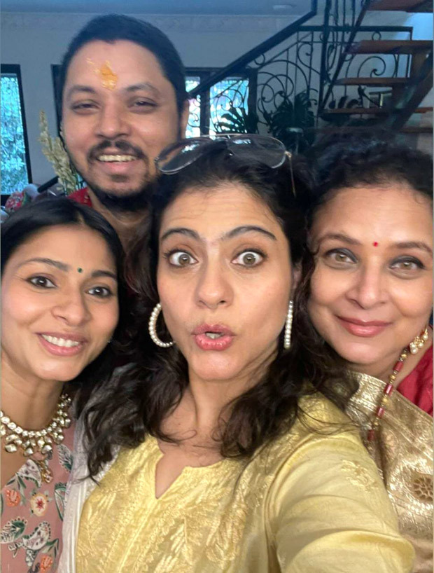 Kajol, sister Tanisha Mukerji, mother Tanuja celebrate Bhai Dooj, see photos Kajol, sister Tanisha Mukerji, mother Tanuja celebrate Bhai Dooj, see photos