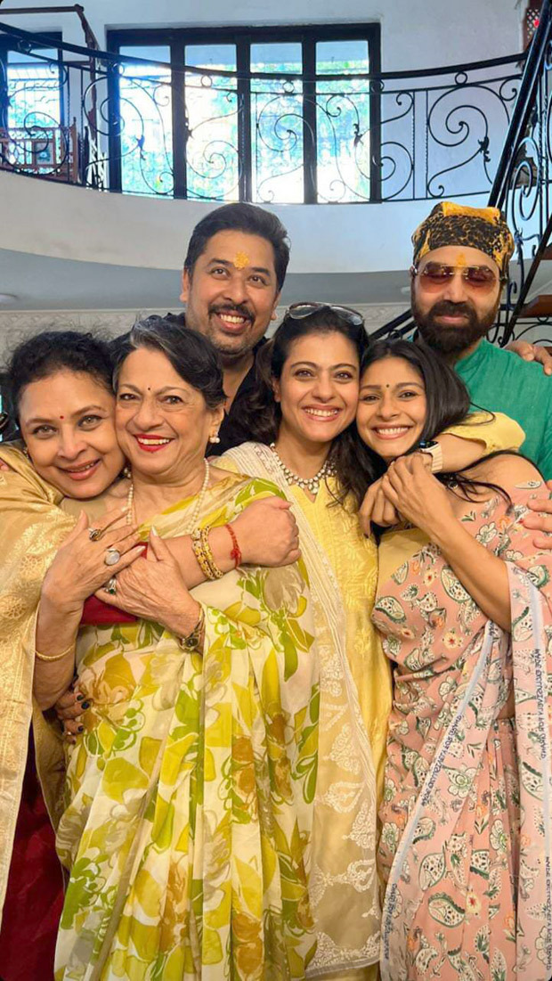 Kajol, sister Tanisha Mukerji, mother Tanuja celebrate Bhai Dooj, see photos Kajol, sister Tanisha Mukerji, mother Tanuja celebrate Bhai Dooj, see photos