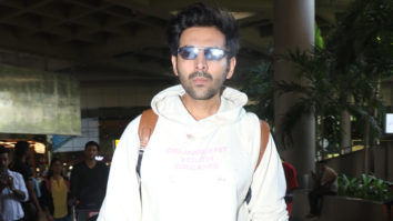 Kartik Aaryan looks dapper in white hoodie as he poses with fans
