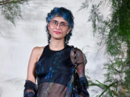 Kiran Rao rocks the blue hair along with black saree