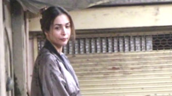 Malaika Arora takes her dog for a stroll