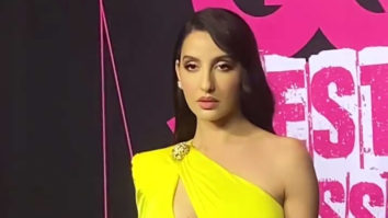 Nora Fatehi flaunts her perfect curves in yellow outfit