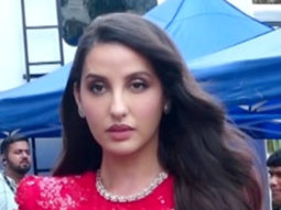 Nora Fatehi flaunts her perfectly curved body in red outfit
