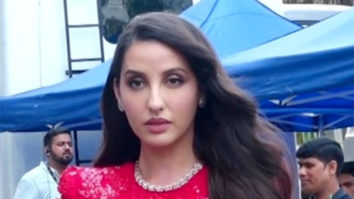 Nora Fatehi flaunts her perfectly curved body in red outfit