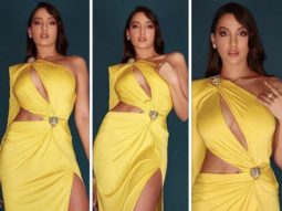 Nora Fatehi is a complete smokeshow in yellow cut-out gown worth Rs. 1.89 Lakh at GQ awards