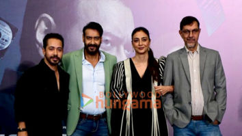 Photos: Ajay Devgn, Tabu, Shriya Saran and others attend the trailer launch of Drishyam 2