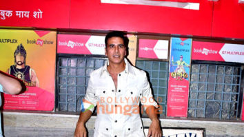 Photos: Akshay Kumar and Nushrratt Bharuccha snapped at G7 in Bandra