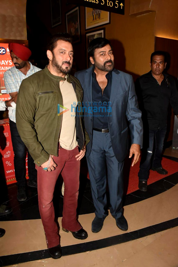 photos chiranjeevi and salman khan snapped at hindi trailer launch of godfather at pvr juhu 1