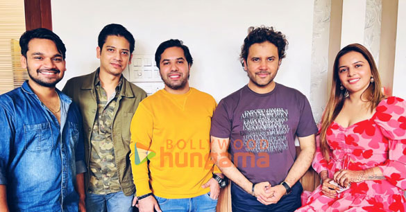 Photos: Javed Ali, Shivika Diwan, and others snapped post song recording of their new song