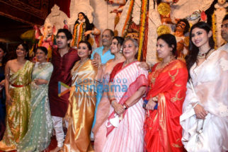 Photos: Kajol, Rani Mukerji, Ranbir Kapoor and others snapped during Durga Puja at North Bombay Sarbojanin Photos: Kajol, Rani Mukerji, Ranbir Kapoor and others snapped during Durga Puja at North Bombay Sarbojanin