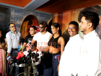 Photos: Karenvir Bohra and Poonam Pandey snapped at Tere Jism Se poster launch in Mumbai