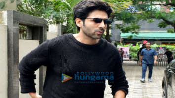 Photos: Kartik Aaryan snapped at the T-Series office in Andheri