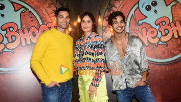 Photos: Katrina Kaif, Ishaan Khatter and  Siddhant Chaturvedi snapped promoting Phone Bhoot