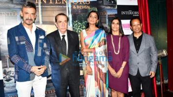 Photos: Mugdha Godse and Rahul Dev attend the cover unveiling of the magazine Society Interiors and Designs
