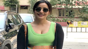 Photos: Neha Sharma spotted outside a gym in Bandra