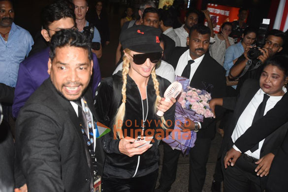 photos paris hilton and manushi chhillar snapped at the airport 2