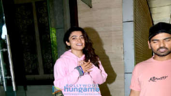 Photos: Rashmika Mandanna snapped post gym session in Juhu