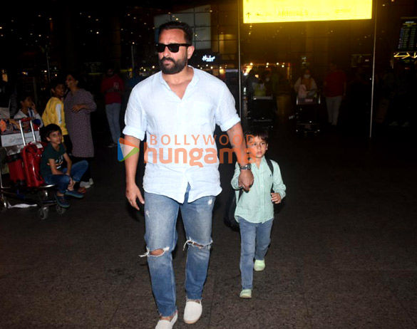 photos saif ali khan karan johar and other snapped at the airport 1