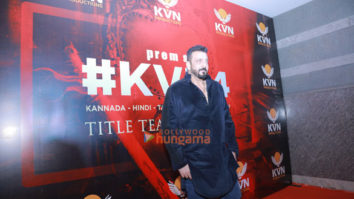 Photos: Sanjay Dutt snapped at teaser launch of Dhruva Sarja’s KD: The Devil