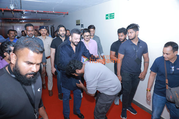 photos sanjay dutt snapped at teaser launch of dhruva sarjas kd the devil 6