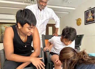 Rajinikanth spends time with grandsons during Diwali; daughter Aishwarya shares photos