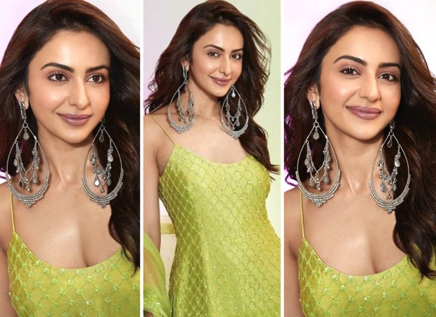 rakul preet green dress AMI PARIS