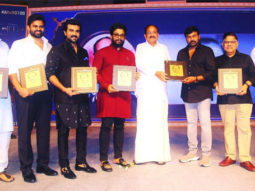 Ram Charan and Chiranjeevi launch Allu Arjun’s grandfather’s book on his 100th anniversary, see photos