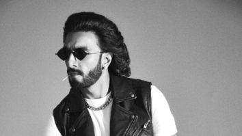 Ranveer Singh flaunts his sharp appearance in white t-shirt and black jacket  in latest monochrome pictures : Bollywood News - Bollywood Hungama