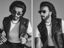 Ranveer Singh flaunts his sharp appearance in white t-shirt and black jacket in latest monochrome pictures