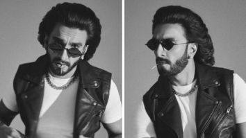 Ranveer Singh flaunts his sharp appearance in white t-shirt and black jacket in latest monochrome pictures