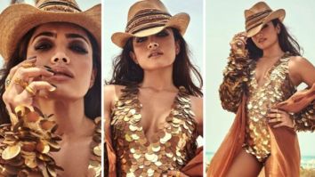 Rashmika Mandanna is the ‘golden girl’ as she adorns the cover of Travel+ Leisure magazine while wearing a gold sequin monokini