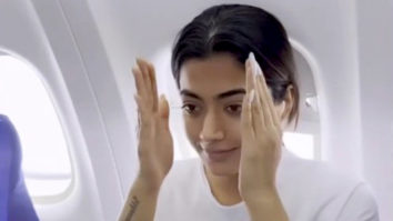 Rashmika Mandanna shares BTS of getting makeup done on flight