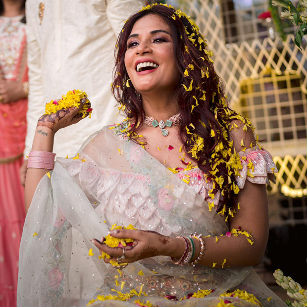 Richa Chadha and Ali Fazal are love struck in intimate mehendi and sangeet ceremonies in Lucknow, see photos