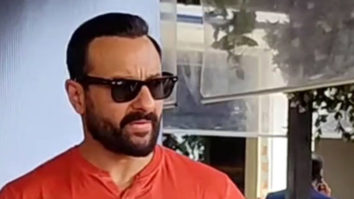 Saif Ali Khan poses for paps amidst promoting Vikram Vedha