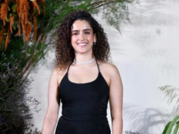 Sanya Malhotra opts for a black dress at Richa-Ali’s reception