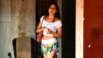 Sara Ali Khan poses for paps outside gym