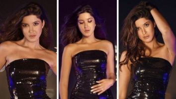 Shanaya Kapoor in a sequin strapless number is proving you can never go wrong with a little black dress