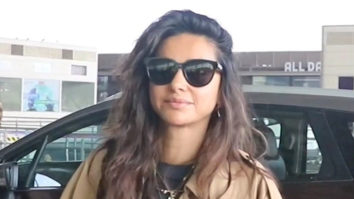 Shibani Dandekar walks in style at the airport