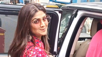 Shilpa Shetty poses for paps as she gets snapped with her mom