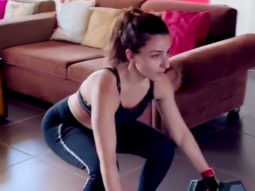 Soha Ali Khan follows the fitness route!