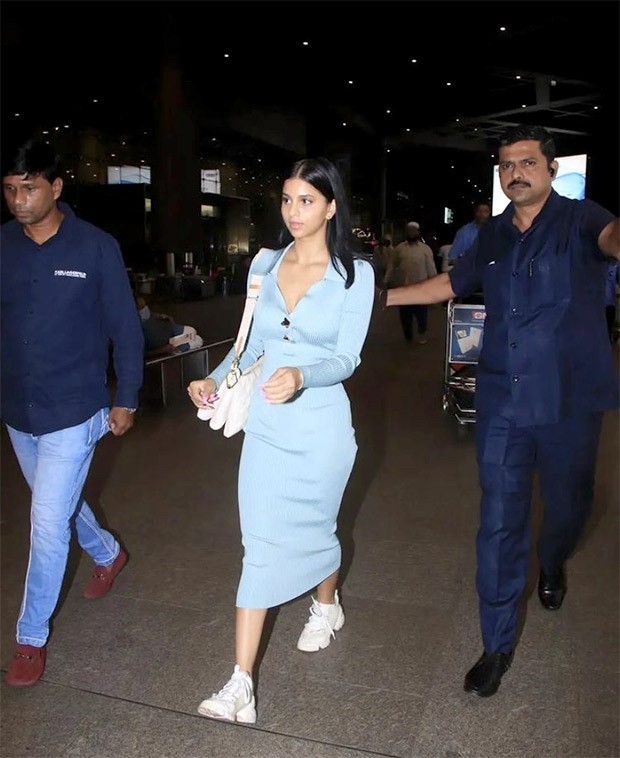 Suhana Khan’s blue self-portrait ribbed body-con dress worth Rs. 49k will inspire your Sunday brunch look Suhana Khan’s blue self-portrait ribbed body-con dress worth Rs. 49k will inspire your Sunday brunch look