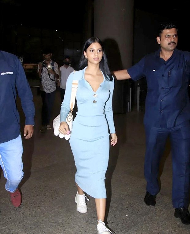 Suhana Khan’s blue self-portrait ribbed body-con dress worth Rs. 49k will inspire your Sunday brunch look Suhana Khan’s blue self-portrait ribbed body-con dress worth Rs. 49k will inspire your Sunday brunch look