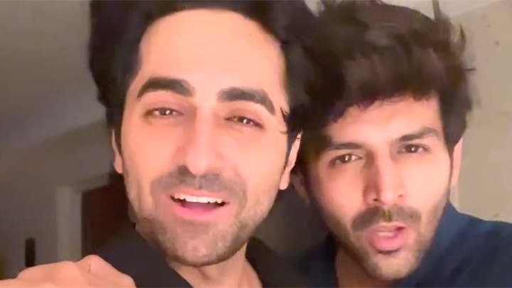 The hit machines Kartik Aaryan and Ayushmann Khurrana are a treat to watch!  | Images - Bollywood Hungama