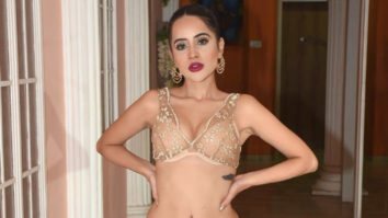 Uorfi Javed looks stunning in a bold pink lip