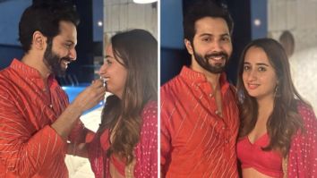 Varun Dhawan compliments wife Natasha Dalal in vibrant ethnic outfit for Karva Chauth celebrations
