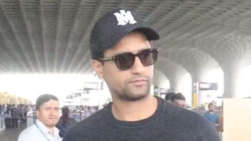 Vicky Kaushal looks handsome as always in black outfit at the airport