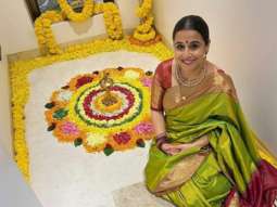 Vidya Balan pioneers the spirit of Diwali in gorgeous Kanjeevaram saree: see pics