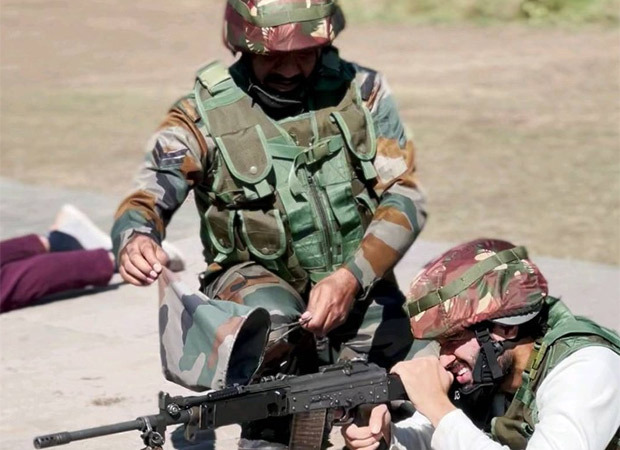 Watch: Vijay Deverakonda shoots with a rifle along with a ‘jawan’